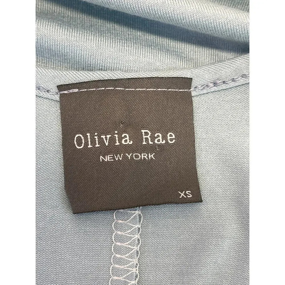 Olivia Rae New York Womens Size XS Light Blue Sleeveless Maxi Dress - Picture 3 of 8